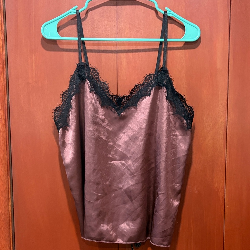Soft Camisole with Lace Trim